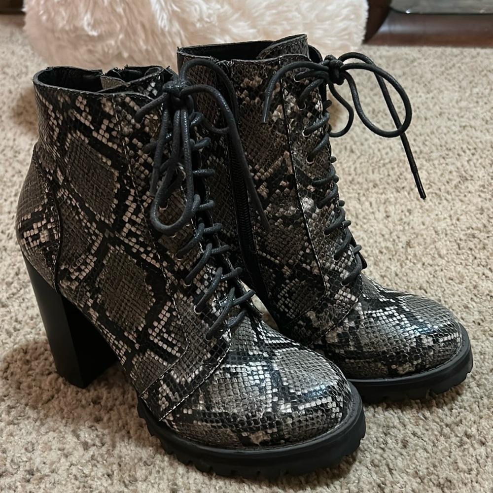 Jeffrey Campbell Faux Snake Print Legion